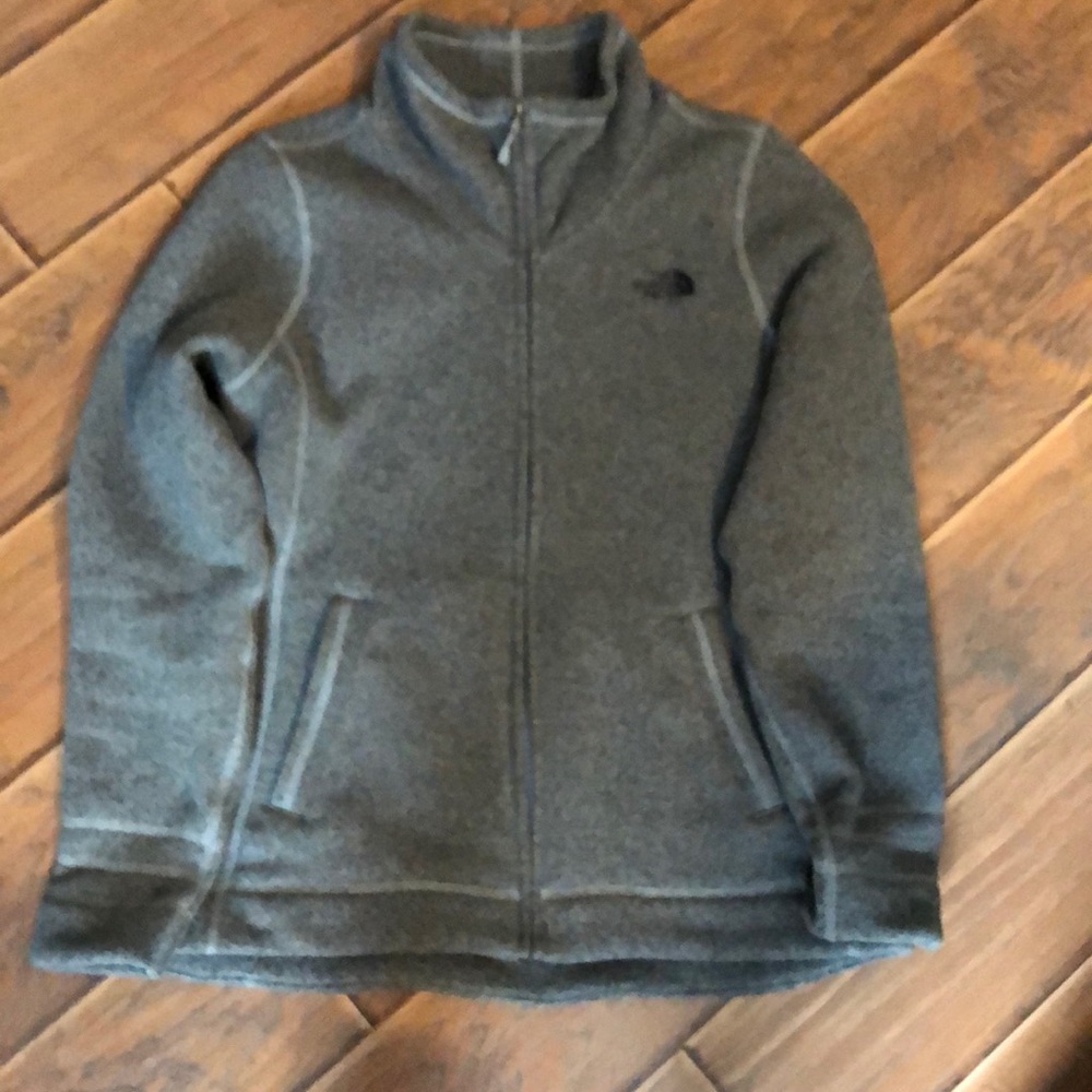 NorthFace grey large fleece